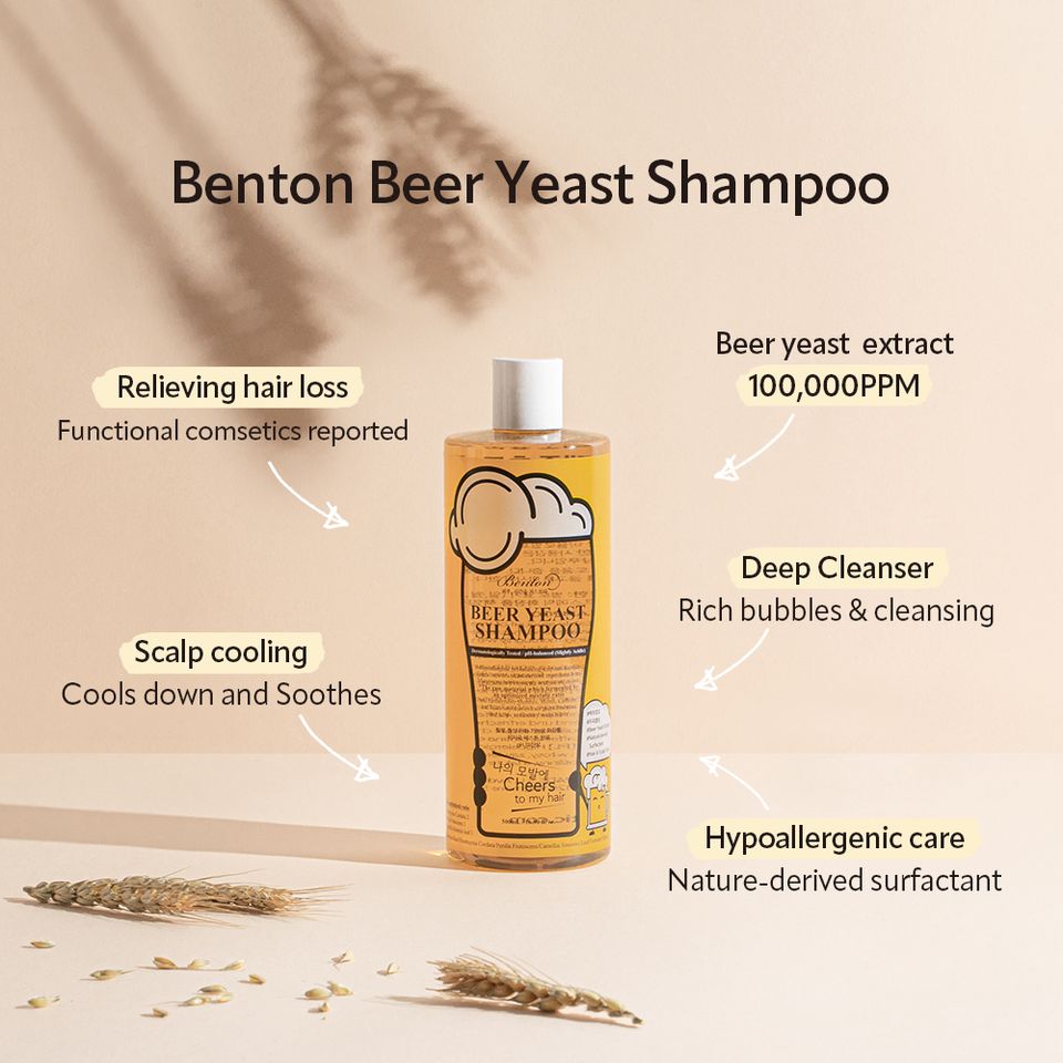 Benton Beer Yeast Shampoo 500ml Beauty Amora Australia's K