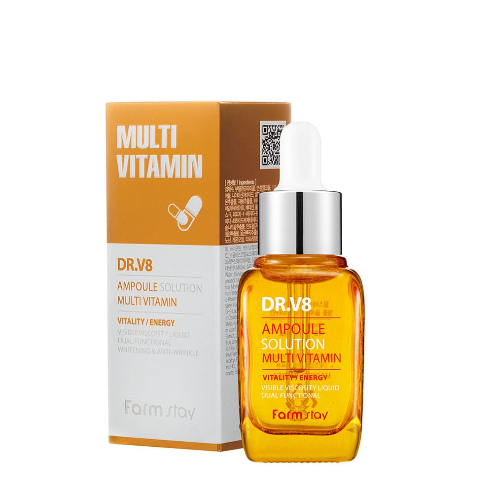 Farm Stay - Dr-V8 Ampoule Solution - Multi-Vitamin - 30ml | Beauty ...