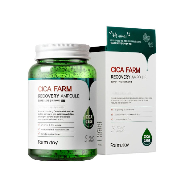 Farm Stay - Cica Farm Recovery Ampoule - 250ml | Beauty Amora ...