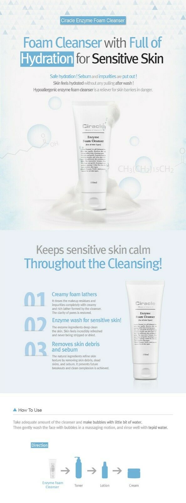 Ciracle - Enzyme Foam Cleanser -150ml | Beauty Amora | Australia's K ...