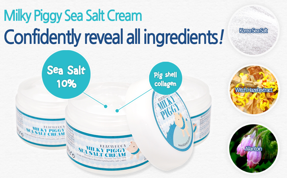 Elizavecca - Milky Piggy Sea Salt Cream | Beauty Amora | Australia's K ...