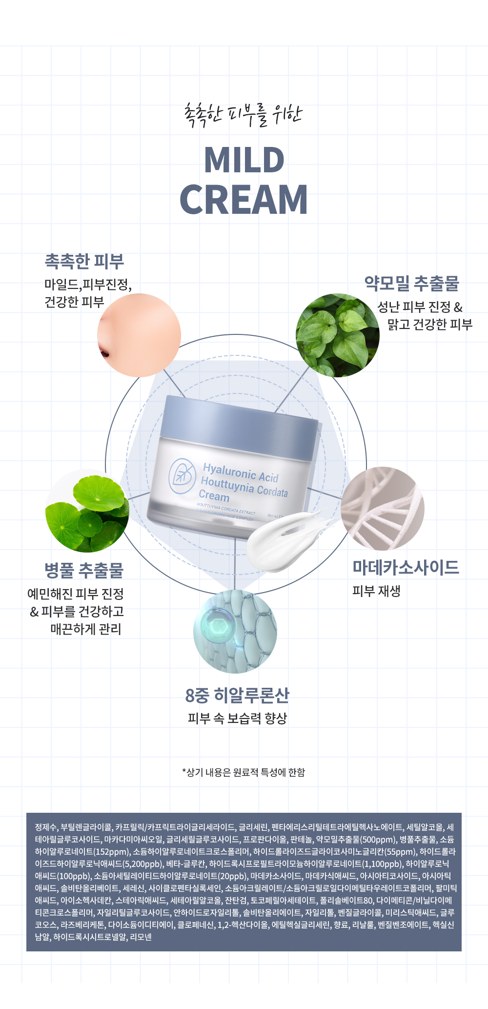esfolio - Hyaluronic Acid Houttuynia Cordata Cream - 50g | Beauty Amora ...