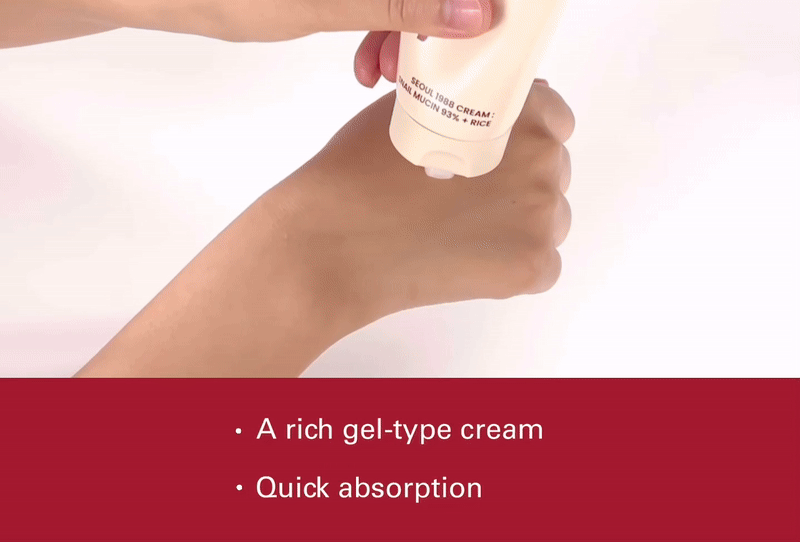 KSECRET - SEOUL 1988 Cream : Snail Mucin 93% + Rice - 100ml