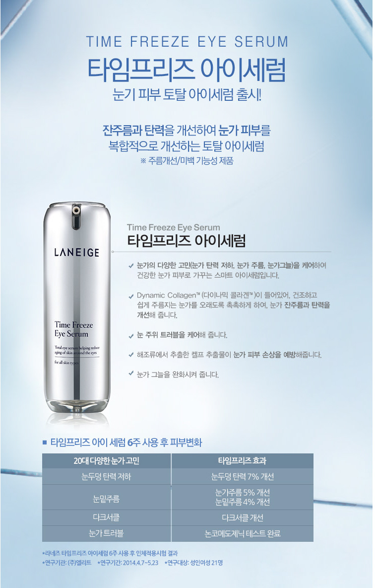 LANEIGE Time Freeze Eye Serum EX 20ml Beauty Amora Australia's