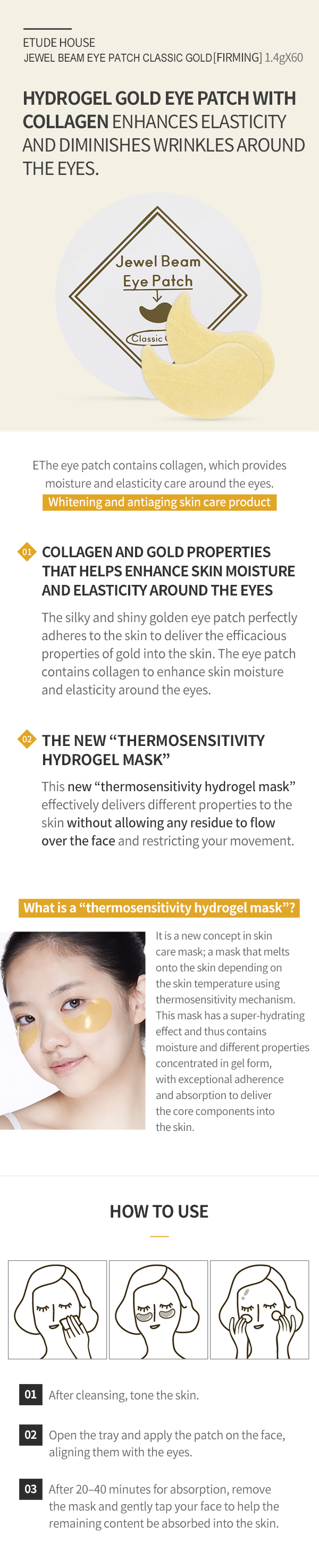 Etude Jewel Beam Eye Classic Gold Pack Beauty Amora Australia's K