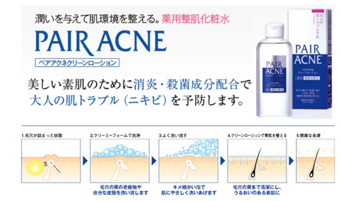 LION PAIR ACNE Clean Lotion 160ml Beauty Amora Australia's K