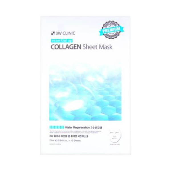 3W Clinic - Collagen Essential Up Sheet Mask - 1pack (10pcs) | Beauty ...