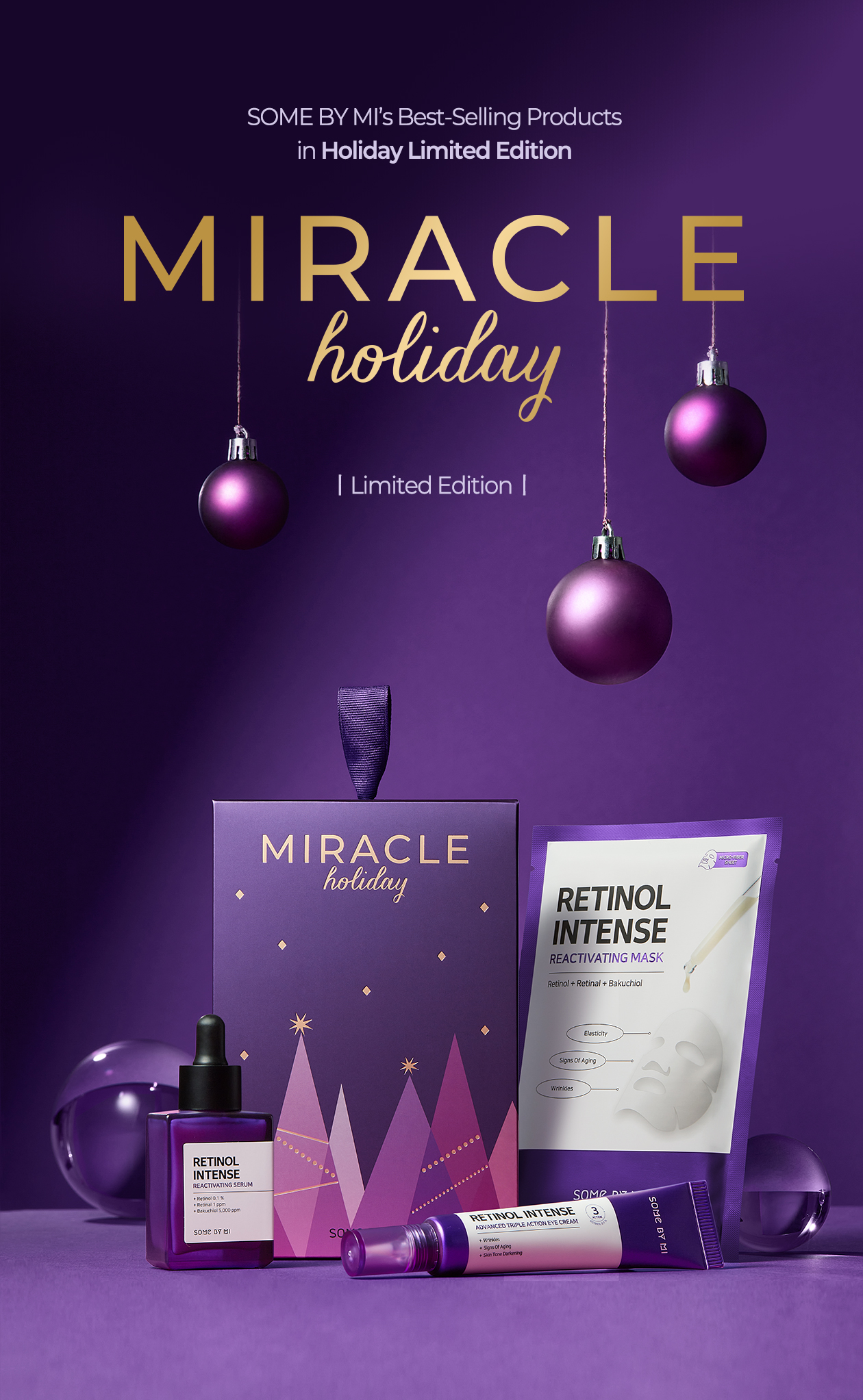 SOME BY MI Miracle Holiday Retinol Intense Set 1set(3items